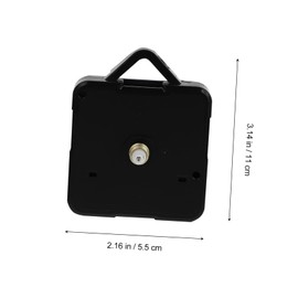 LALAFINA 1set Silent Quartz Clock Movement DIY Clock Parts Precision Mechanism Non Ticking Design Durable and 2pcs