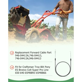 Forward Cable 946-04413A Fit for Craftsman Troy-Bilt Pony ES Bronco Colt Super Pro Line 650 640 65M8B93 65M8B66 Replace 746-04413, 946-04413, 946-04413A