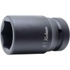 Kohken 1 (25.4 mm) SQ. Impact Hexagonal Semi-Loop Socket (Thin) 1.4 inches (35 mm) 18301X-35