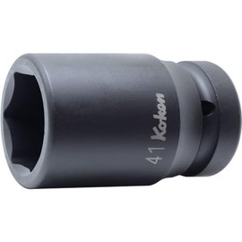 Kohken 1 (25.4 mm) SQ. Impact Hexagonal Semi-Loop Socket (Thin) 1.4 inches (35 mm) 18301X-35