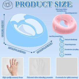 TZEKING Massage Facial Cradle Cushion, Massage Pillow Head Hole, U-shaped Massage Face Cushion, Massage Headrest for Bed, Face Cushion Abdominal Position for Spa Salon, Schools, Offices