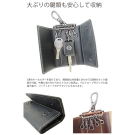 Corvo 8LO-1101 Curious Men's Key Case, navy