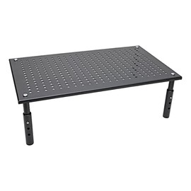 Tripp Lite Computer Monitor Stand, Adjustable Height, 18 x 11 in, Metal, Black (MR1812M)