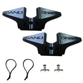 2-Pack Kayak Paddle Holder & Cleat Combo – Track-Mount Kayak Accessory for Fishing & Recreation – Weather-Resistant, Strong & Flexible Material – Fits Standard Kayak Track Systems