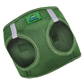 Doggie Design No Choke Dog Harness - Simple Step-in and Go Dog Vest for Small, Medium, and Large Breeds - Breathable Mesh Polyester Pet Harness - Dark Forest Green - XL