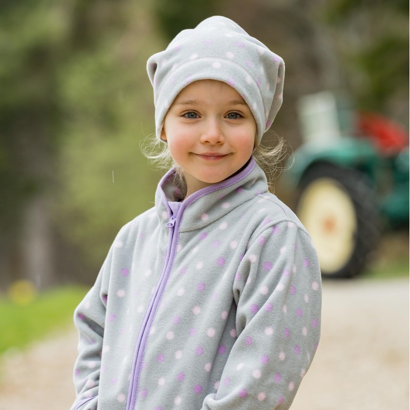 Playshoes Unisex Children's Fleece Winter Hat, beanie dots