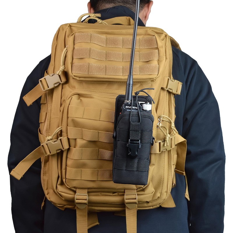 Radio Pouch Compatible with Molle Multi-Function Radio Holder for Handy