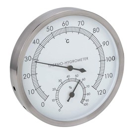 Fendysey Steam Thermometer Hygrometer for Sauna Room, Sauna Thermometer, Hygrometer, 2-in-1 Thermo-Hygrometer, Indoor Thermo-Hygrometer, for Checking the Humidity in Sauna