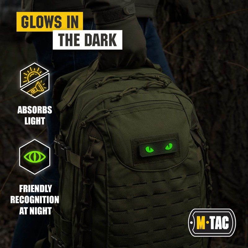M-Tac Cat Eyes Moral Patch - Tactical Patch - Hook