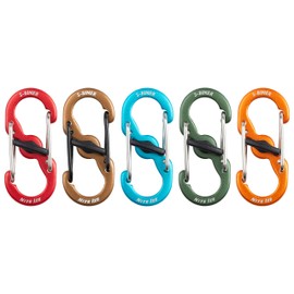 Nite Ize LSBMA-A2-5R7 Locking Keychain Carabiner, Assorted