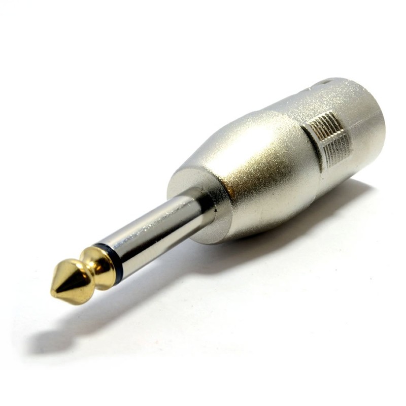 kenable XLR Male Plug 3 Pins to 6.35mm Mono Jack