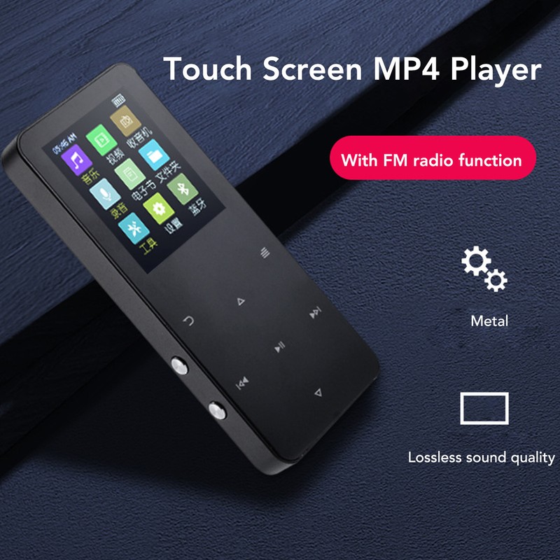 Bluetooth MP4 Player Touch Screen HiFi Lossless Sound Metal Shell