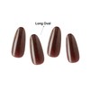 KISS Gel Fantasy 28 Pcs Press On Nails, Long Almond