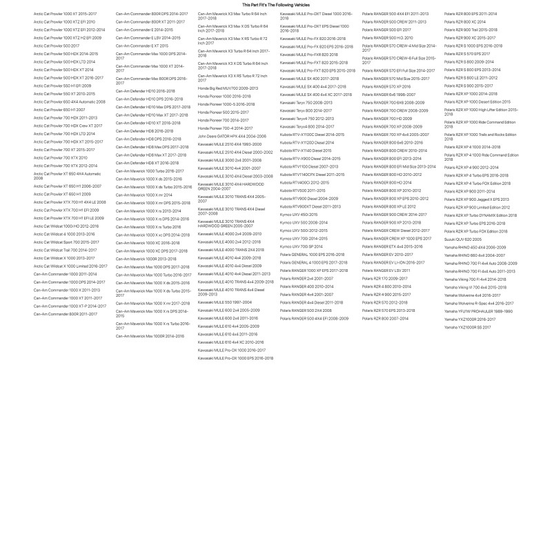 Tusk UTV L.E.D. Cab Light For Arctic Cat Prowler 650