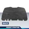 PIT66 Hood Insulation Pad 1/2" with Clips Compatible with Chevy