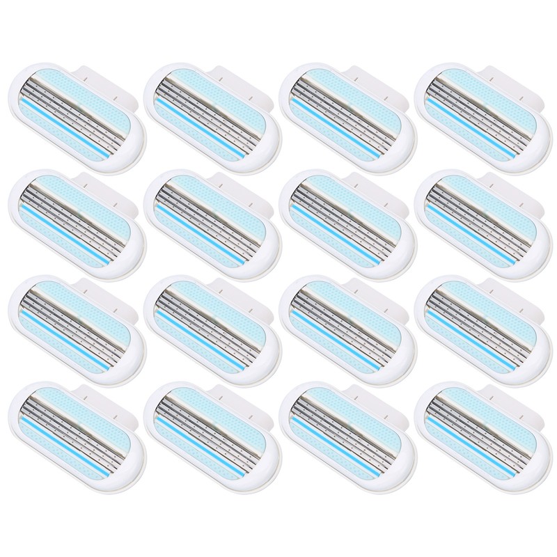 12Pcs Women's Razor Blade Refills 3 Blade Replacement Razor Blade