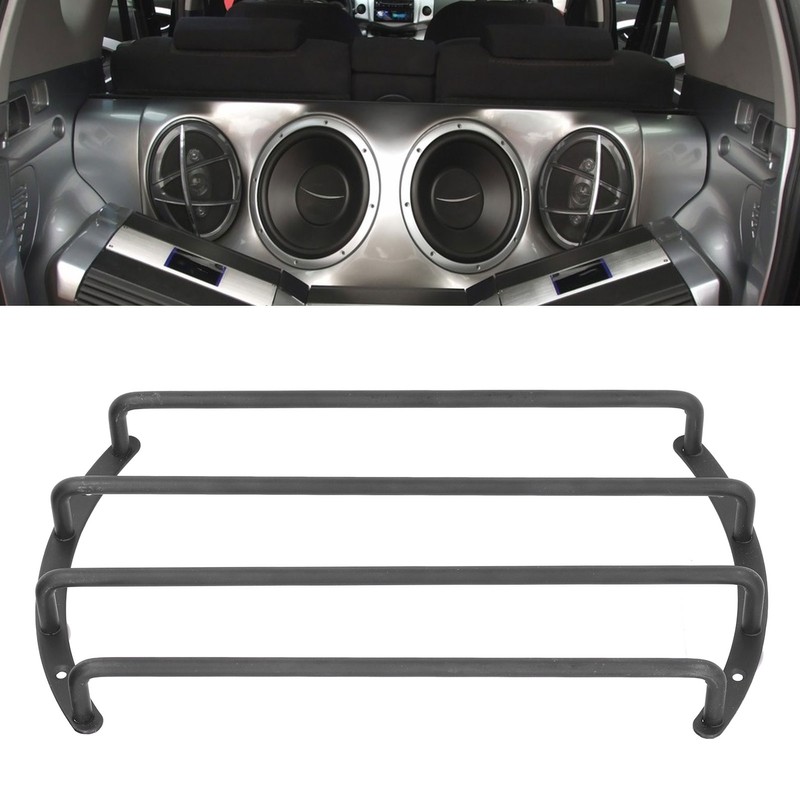 Car Speaker Grille 4‑Bar Iron Antioxidant Rustproof Welded Loudspeaker Guard