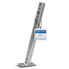 Rail Bracket Wall Support 150 to 500 mm Boom Console Heavy Duty Carrier for Rectangular and Round Ventilation Pipes (Silver, Steel, Wall Mounting, swettews)