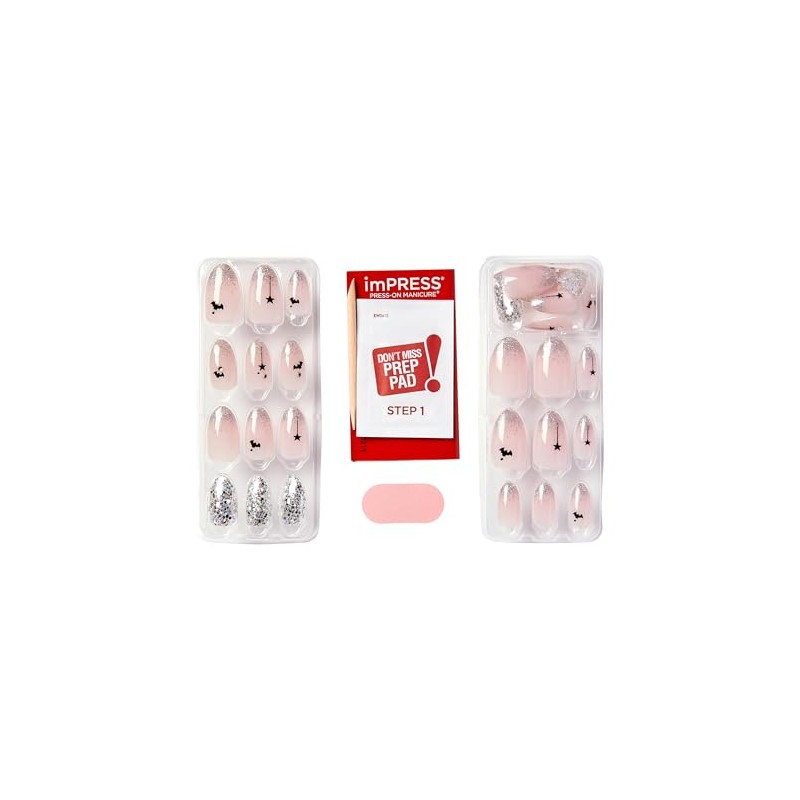 Uñas postizas KISS imPRESS Nails - Caution Ahead