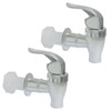 Cionyce 2 Pack Universal Plastic Beverage Dispenser Spigot Replacement -