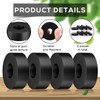 Pack of 8 rubber washers, 4 cm outer diameter 1.2