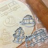 Moose Goods Firefighter Cookie Cutters for Baking - Set of