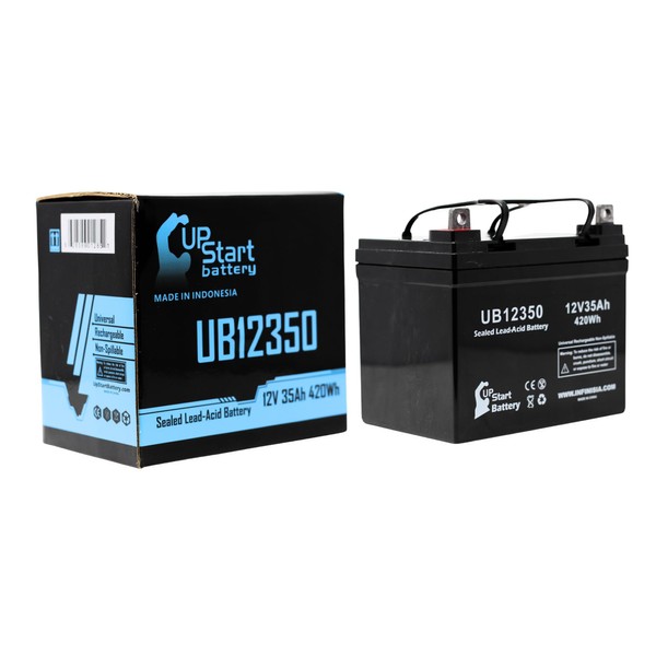 Replacement for NAPA 8228 Battery - Replacement UB12350 Universal Sealed Lead Acid Battery (12V, 35Ah, 35000mAh, L1 Terminal, AGM, SLA)