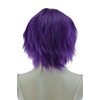 EpicCosplay® Aphrodite Royal Purple Long Bang Layered Short Wig