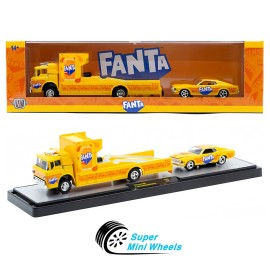 M2 Machines 1:64 Fanta 1970 Ford C-950 and 1970 Ford Mustang Custom
