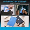 ALLEN & MATE Leather Card Holder Slim Wallet RFID Blocking