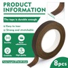 SOCNITC 8 Rolls Floral Tape, 1/2" by 240 Yard Brown