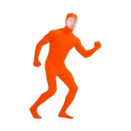 SHINNINGSTARBABY Boys' Mens Full Body Open Face Spandex Unitard Mask Zentai Costume Bodysuit (bright orange, S)