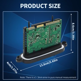 Hoypeyfiy 63117316217 Headlight TMS Driver Control Module, Replacement for BMW 5 Series F07 F10, Replacement for BMW 5 Series F11