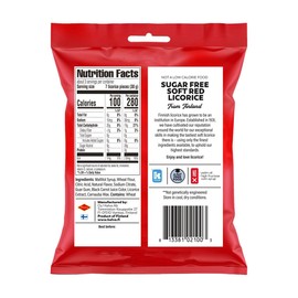 2 Bags x 85g of Halva Soft Licorice - Strawberry - Finnish - Sugar Free - Wine Gums - Candies - Sweets with Stevia