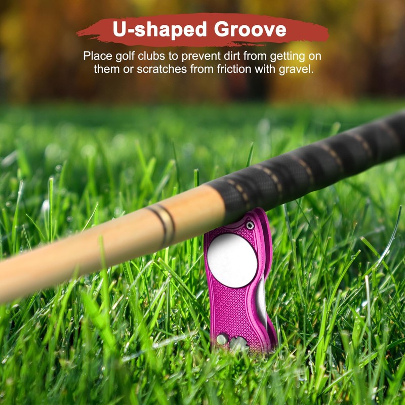 TIXIPEM Golf Divot Repair Tool [4PCS] - Switch Foldable Divot