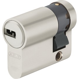 ABUS Profile Cylinder Lock D6XNP 10/30 B/SB with Keycard and 5 Keys, 482946