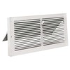 Imperial RG0115 Steel Painted Baseboard Register, 12 x 6-Inch, White,