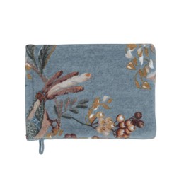 Pip Studio Secret Garden Wash Mitt Blue 16 x 22 cm (Pack of 1)
