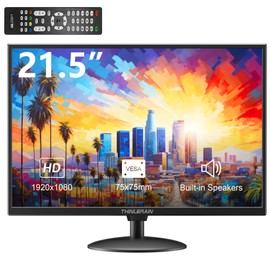 Thinlerain 19 inch Computer Monitor 1440x900 PC Monitor with HDMI VGA AV BNC USB Ports, 60Hz, 5Ms, VESA, Display Build-in Speakers for Office Home