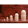 Unpainted Russian Dolls 6 Unpainted Matryoshka Dolls Handmade in Russia