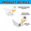2PCS BT to RJ11 Telephone Line Adapter, British Modular BS6312