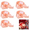 Satin Ribbon, 4cm Width 5 Roll Neat Double Face Satin