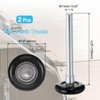 sourcing map 2pcs 1.8" Nylon Garage Door Rollers for 2"
