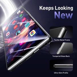 AGPTEK 128GB MP3 Player with Bluetooth and WiFi, T09 5'' Touch Screen Andriod 13 Music Player with Spotify, Audible, YouTube, Up to 1TB