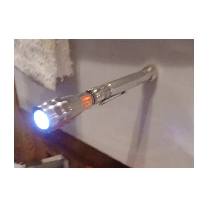 Roughneck Magnetic LED 2 Ft Extension W/Flexible Neck Worklight -