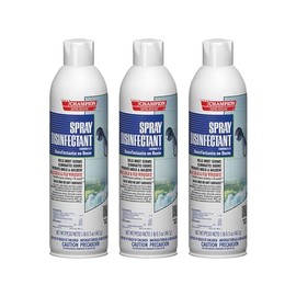 Champion Aerosol Disinfectant Original Scent. 3-16.5 oz. Net cans.