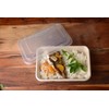 [300 Pack] 34oz Compostable Eco Friendly Container Trays - Rectangular