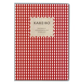 ダイゴー 家計簿 ギンガムチェック チェック柄 Ｂ５ レッド J1237