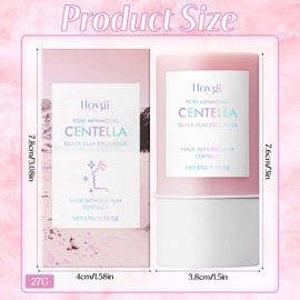 Centella Asiatica Stick Mask, Centella Clay Mask Stick, Moisturises the Skin Clay Mask, for All Skin Types
