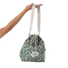 monbento - MB Fresh Jungle - Cool Bag with Strap - Insulated Lunch Bag - Green